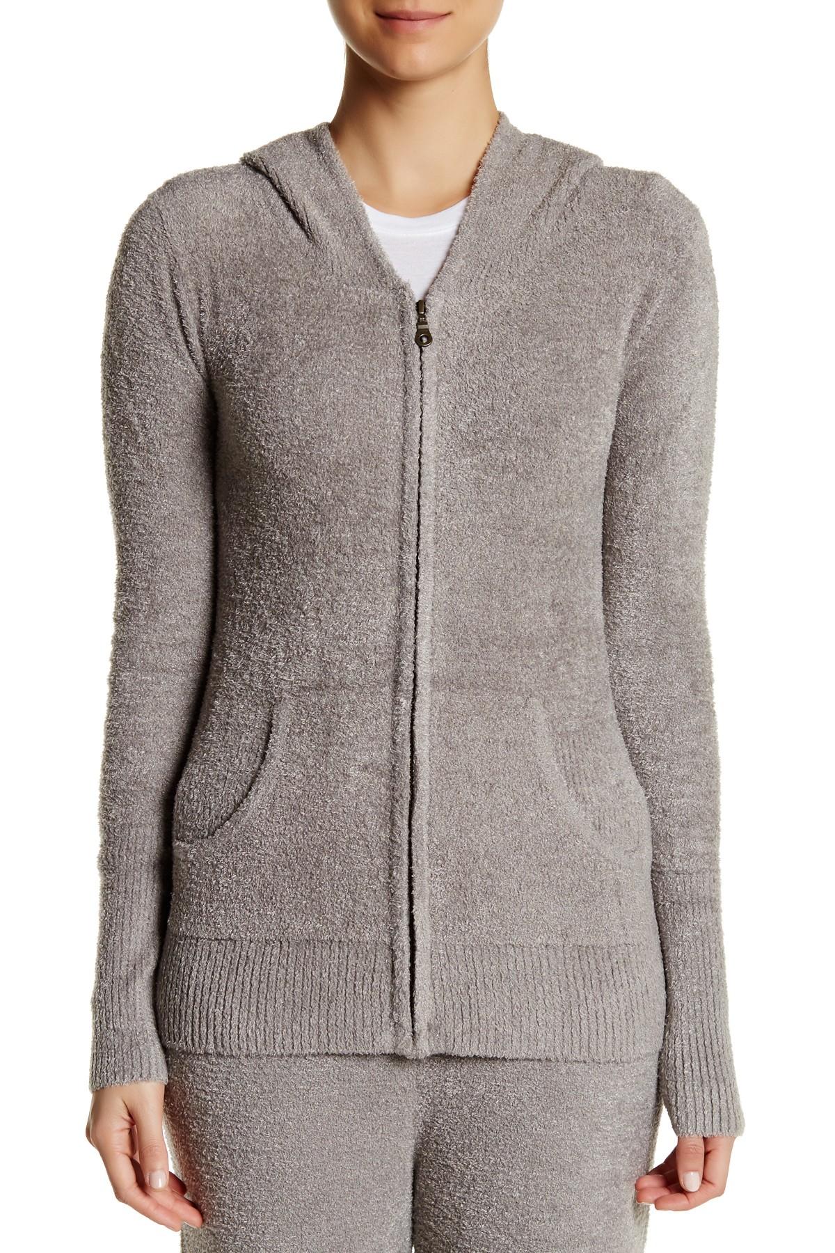 Lyst Barefoot Dreams Chic Lite Hood Sweater Large in Gray
